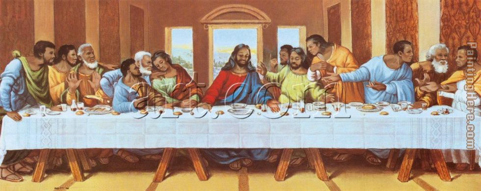 Leonardo da Vinci large picture of the last supper